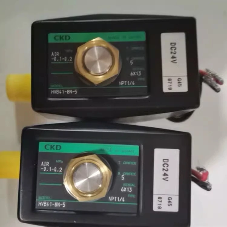 solenoid valve HVB41-8N-5 DC24V imported from Japan is original and genuine, and it is available in stock.