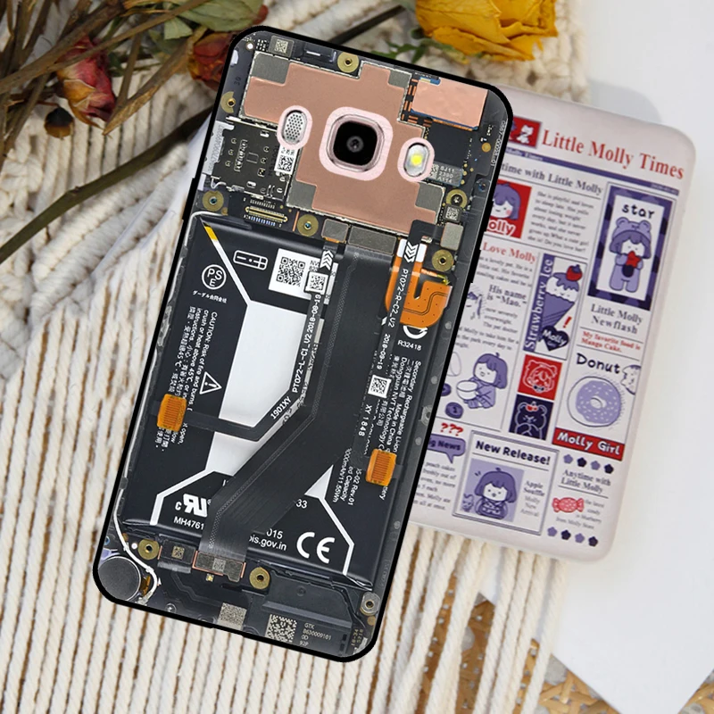 Motherboard Circuit Board Case For Samsung Galaxy J4 J6 Plus J3 J5 J7 2016 A3 A5 2017 A9 J8 A6 A8 Plus 2018 Cover