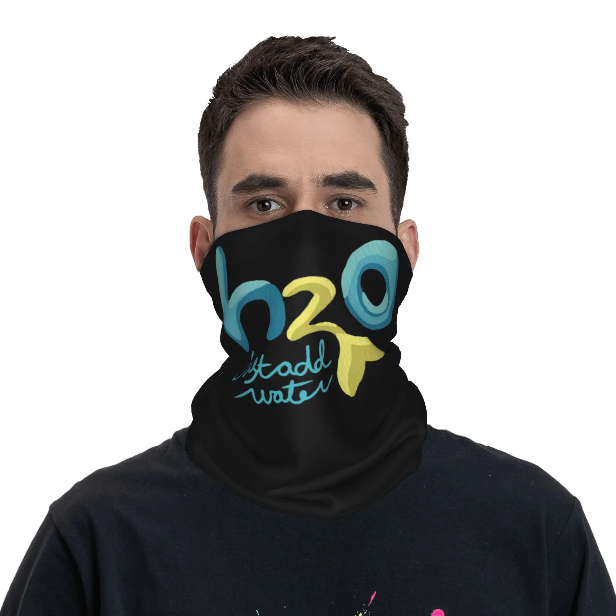 

H20 Bandana Neck Gaiter Printed Wrap Mask Scarf Warm Headband Outdoor Sports For Men Women Adult Winter