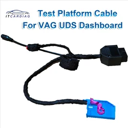 Teste o cabo da plataforma para o vw vag, painel dos micronas uds, cabo de comunicação do instrumento