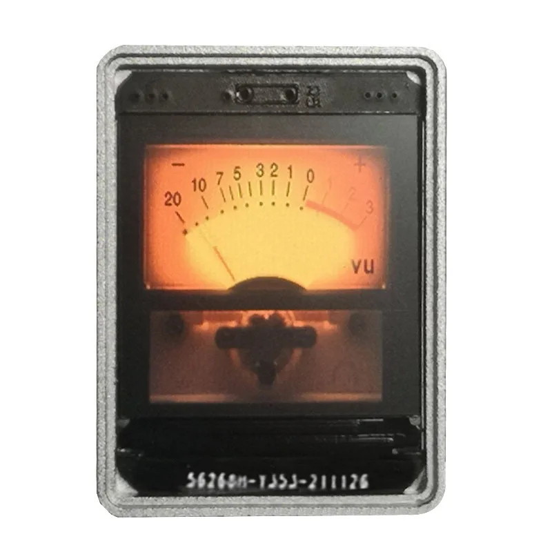 1.3-Inch aluminum alloy voice-activated VU instrument display multi-mode with spectrum support GPS timing