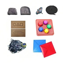 Traditional Play Game Fun Gonggi Jack Stone Pebbles Set Hand Eye Coordination Training Toy Gonggi Set Board Game Party Games Hot