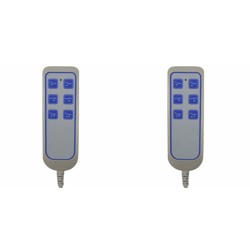ABRU-2X SK-04 Lift Chair Hand Controller IP66 Lifting Bed Remote Control Electric Push Rod Controller With 8 Pin 9 Core Plug