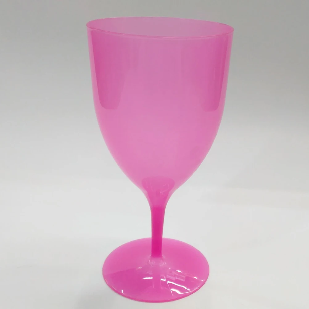

12pcs Plastic Margarita Glasses Cups Cocktail Cups Colorful Goblet Red Glass Cups Juice Cocktail Cups Disposable Decoration