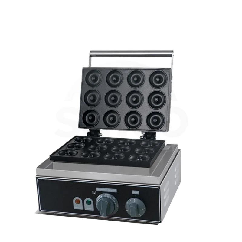 12 Pcs Bakery Motor Outdoor Street Snack Donut Maker 8.5kg 1 Year Warranty