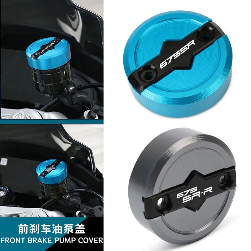 Für 675SR 675SR-R 675NK 500SR VOOM 675 SR SRR NK Motorrad Vorderradbremsflüssigkeitsbehälter Ölbecherkappe Hauptzylinderabdeckung