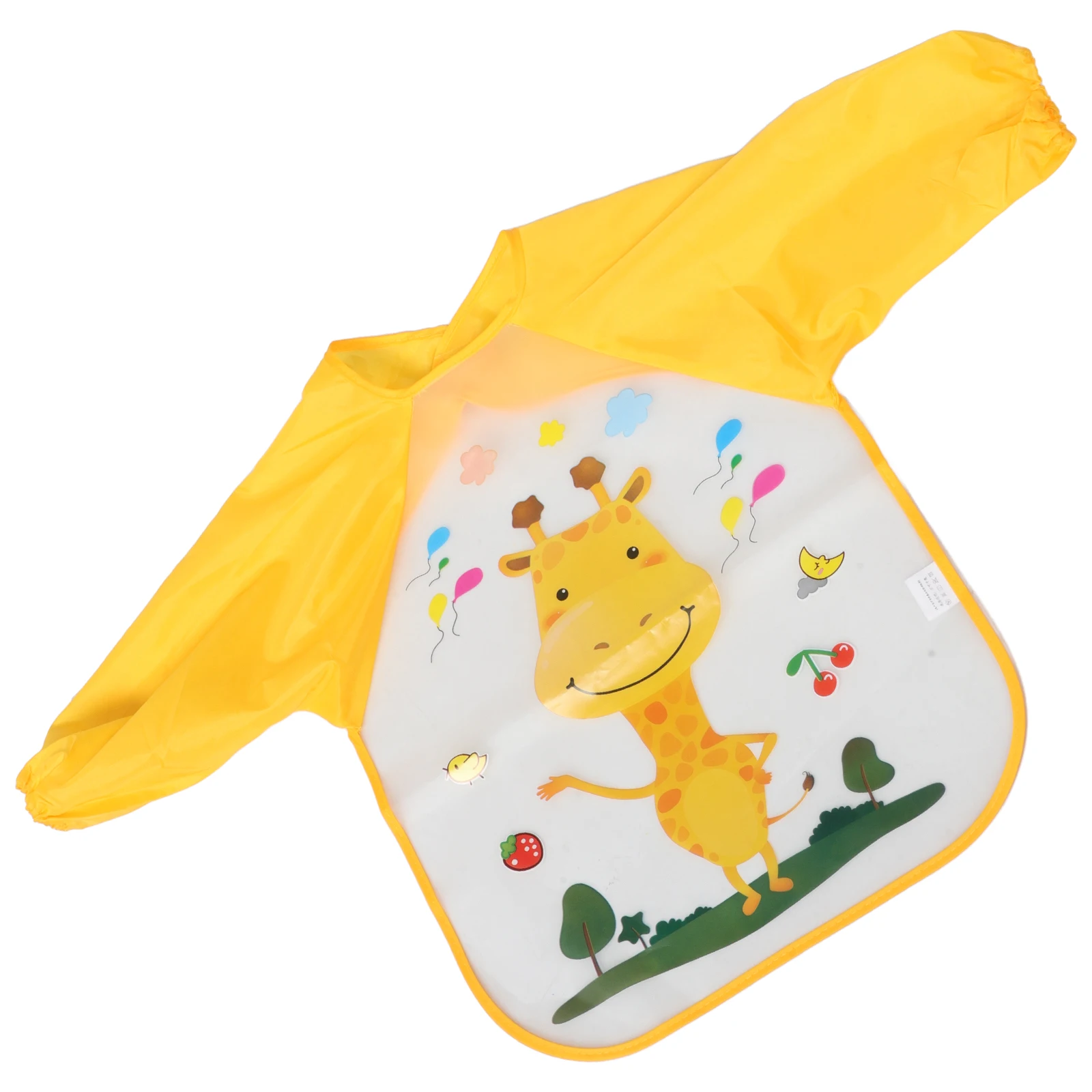 

Waterproof Childrens Clothing Kids Aprons 1-3Y EVA Long Sleeve Bibs for Painting Toddler Art Smock Picnic Baking