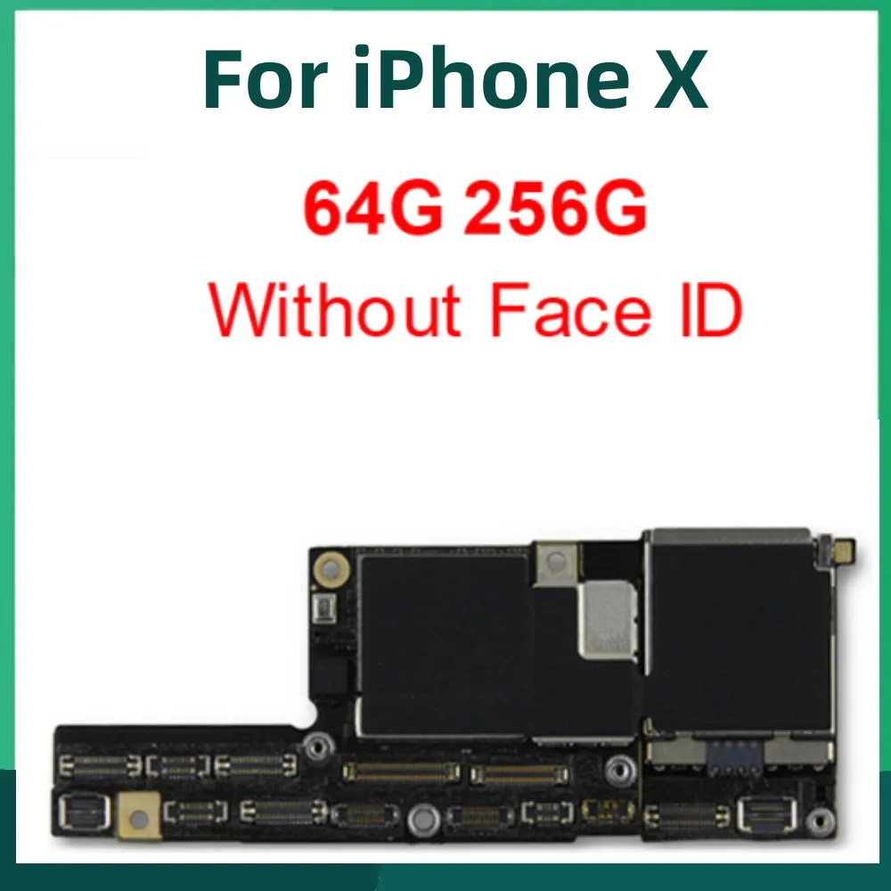 Original Motherboard For IPhone X Motherboard No Face ID Logic Board Support Update Tested Plate Mainboard For iPhone XR XS Max