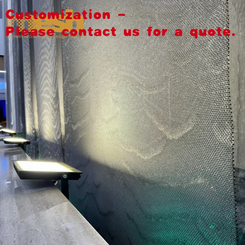 custom.Architectural Design Curtain with Elegant Indoor and Outdoor Decorative Screens