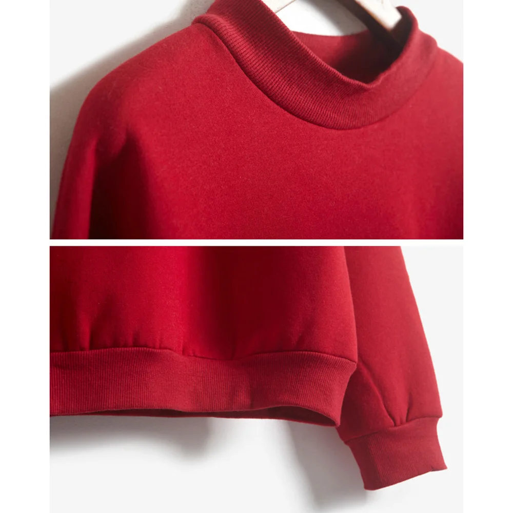 Solid Color Sweatshirt Good Quality Material Suitable For Birthday Gift