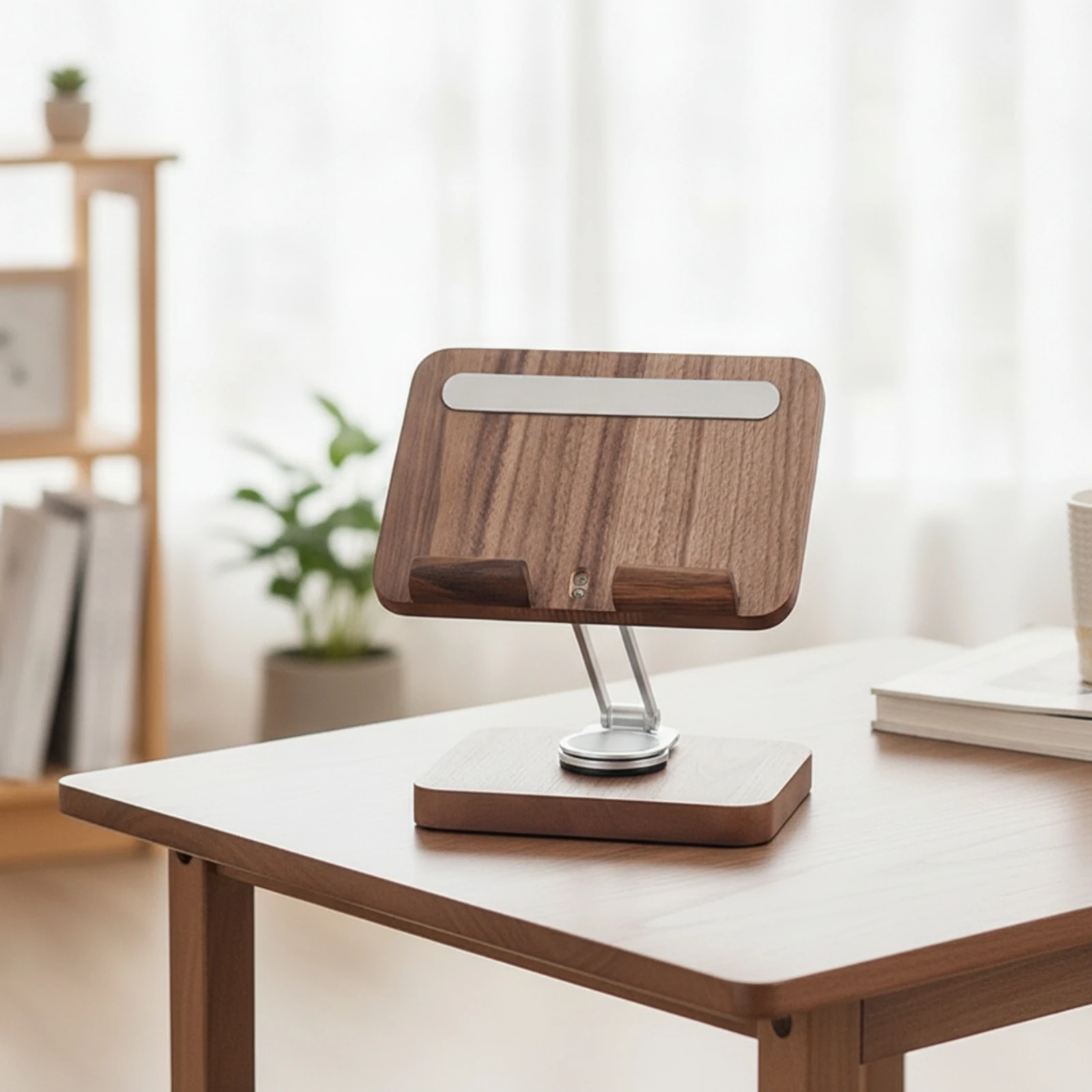 Desktop Stand with Rotating Base Stable Desktop Phone Stand Adjustable Phone Holder Portable Tablet Support Long-Lasting