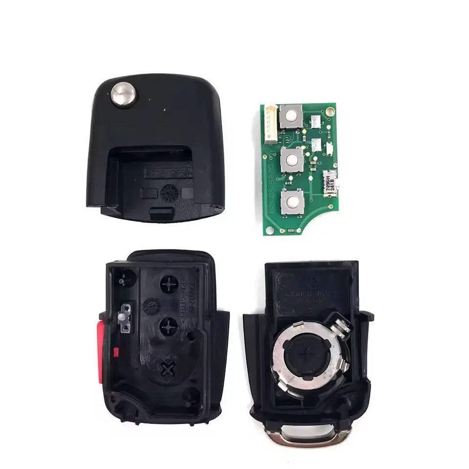 KEYECU Upgraded Flip Remote Key 433MHz 4D60 Chip for Jaguar XK XKR 2011 X-Type S-Type Uncut FO21 blade
