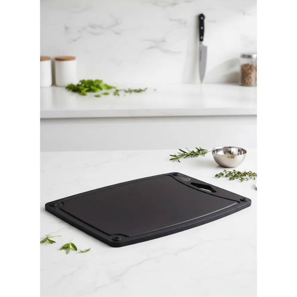 

Large Non-Slip Cutting Board with Juice Groove, Eco-Friendly Composite Material for Professional and Home Kitchen Use