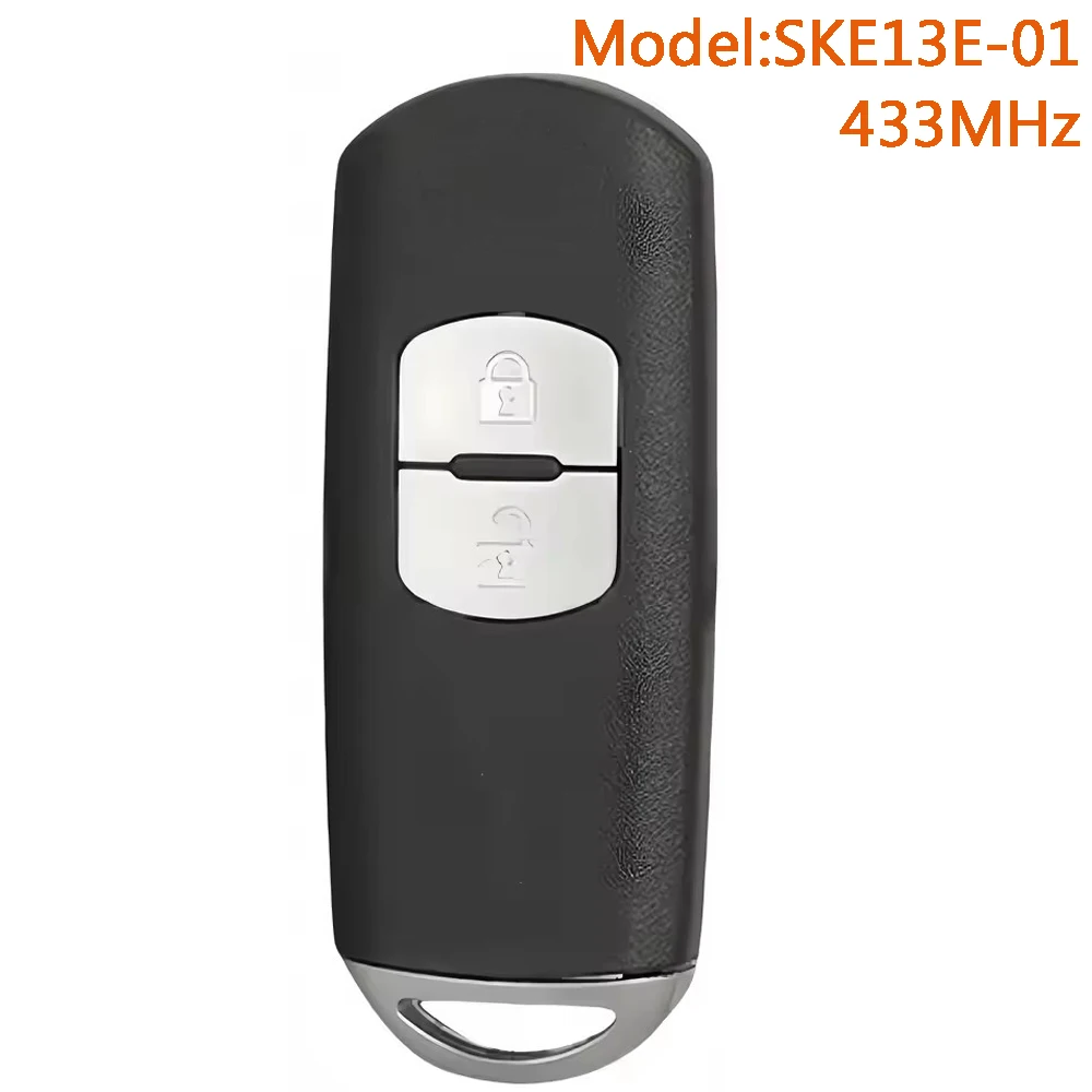 KEYECU SKE13E-01 Smart Remote Car Key Fob for Mazda CX-3 CX-5 2 3 Hatch 6 Wagon 433MHz ID49 Chip 2 Buttons