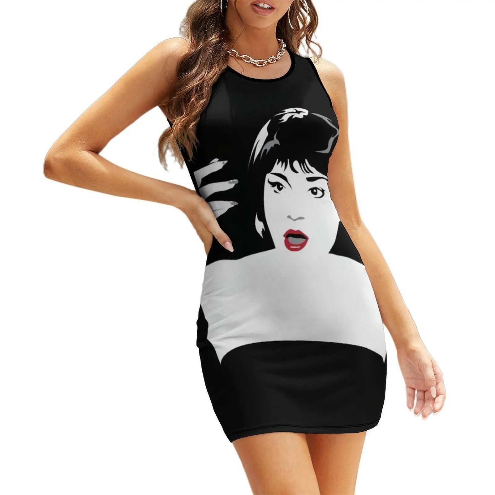 

Flames On The Side Of My Face Sleeveless Sundress Women's summer dresses clothes for women dress party night