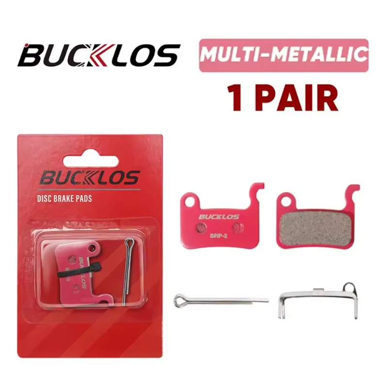 BUCKLOS Fiets Schijfremblokken voor SHIMANO A01S M06 M07 Slijtvaste Fiets Hydraulische Remblokken MTB Remblokken Fietsremmen