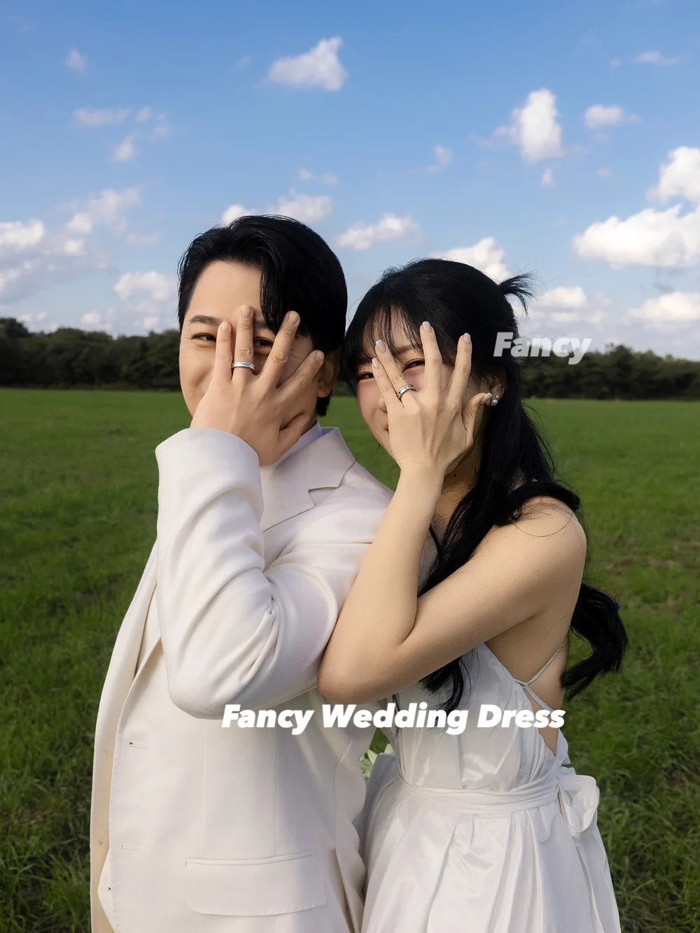 يتوهم بسيط الرسن التفتا فستان الزفاف كوريا التصوير ألف خط غير النظامية ثوب الزفاف ذيل طويل فساتين رسمية مخصصة #5