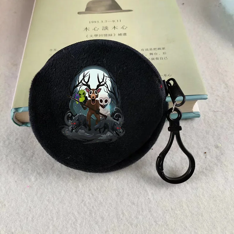 

99 ночей в лесу Кошелек для монет с мультяшным рисунком игры Кошелек с принтом для мальчиков и девочек Мини-кошельки Открытый портативный кошелек Подарки Новый