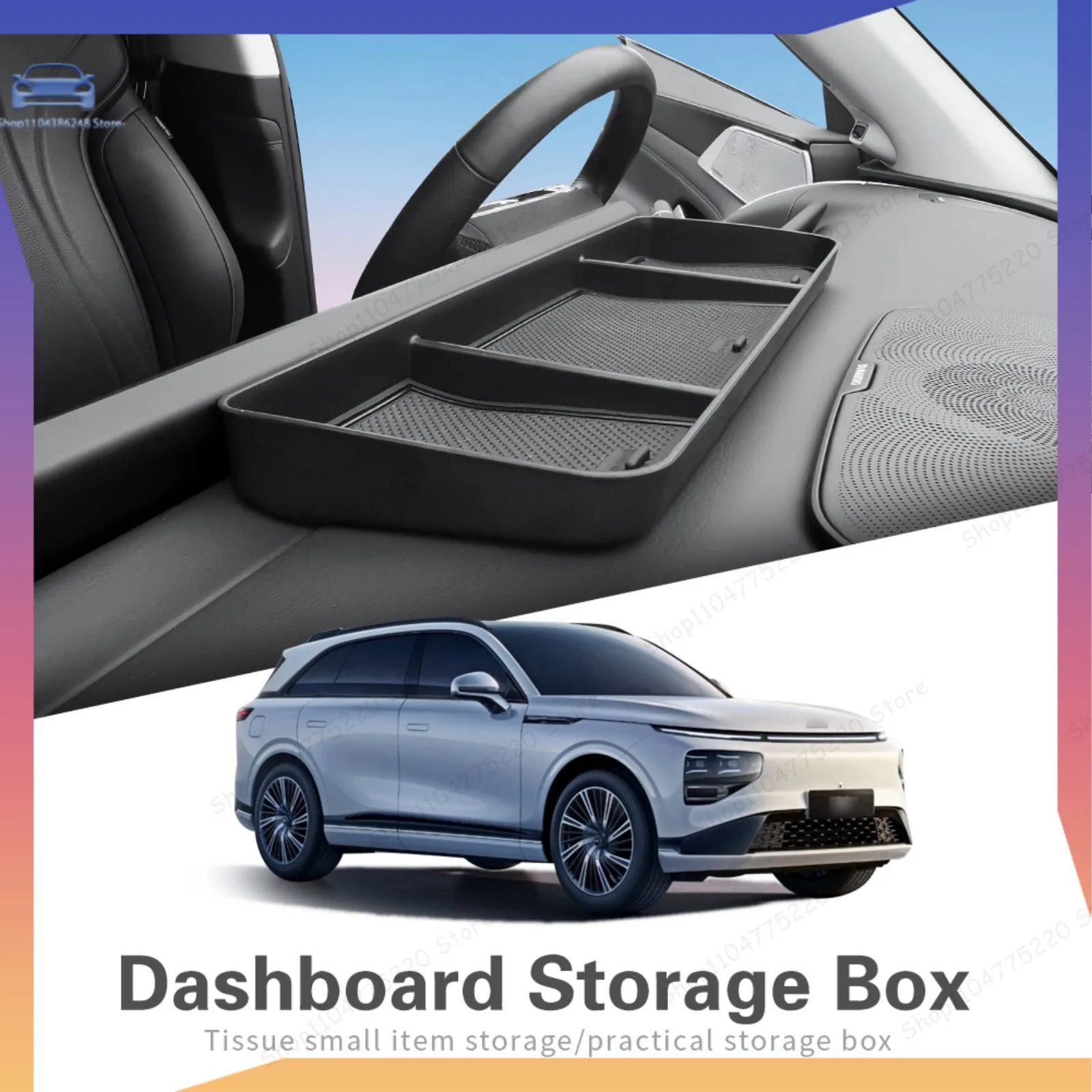 Car Dashboard Tray Center Console Hidden Storage Box Behind Screen Accessories Organizer Tidying For Xpeng G9 2022-2025 2026