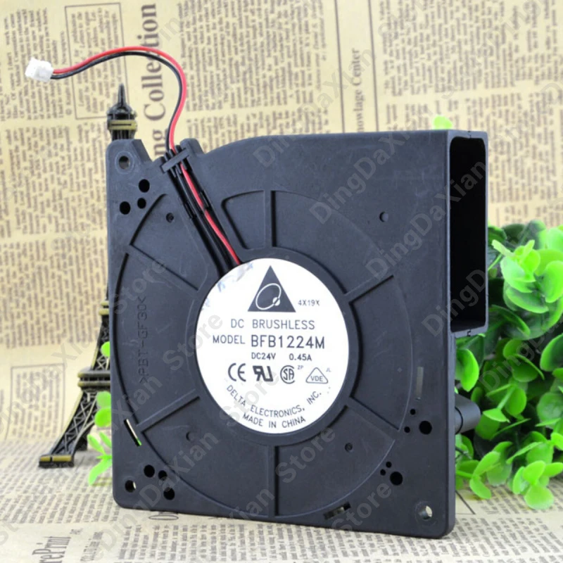 

X 1PCS For DELTA BFB1224M | 24V 0.45A | 12CM | High Air Volume Turbo Blower Cooling Fan