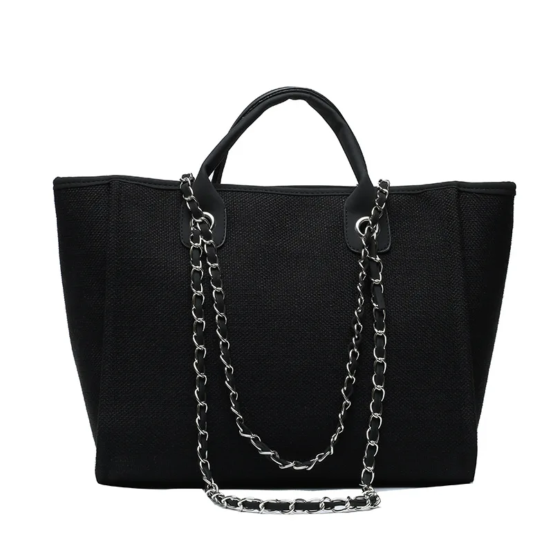 

Large Capacity Casual Totes Bucket Handbags Women Hobo Bags Simple Casual Canvas Shoulder Messenger Bags Zipper Top Handle Bag