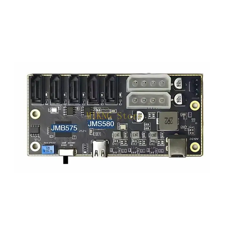 JMS580 JMB575 SATA3 Expansion Card, USB C to 5 Port SATA3 Adapter Board for Adding HDD Drive Storage Best Sale