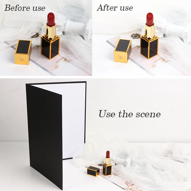 빛 반사판 카메라 사진 액세서리, A3 A4 접이식 필 라이트 보드, 화이트 실버 골든 블랙, 빛 반사 흡수