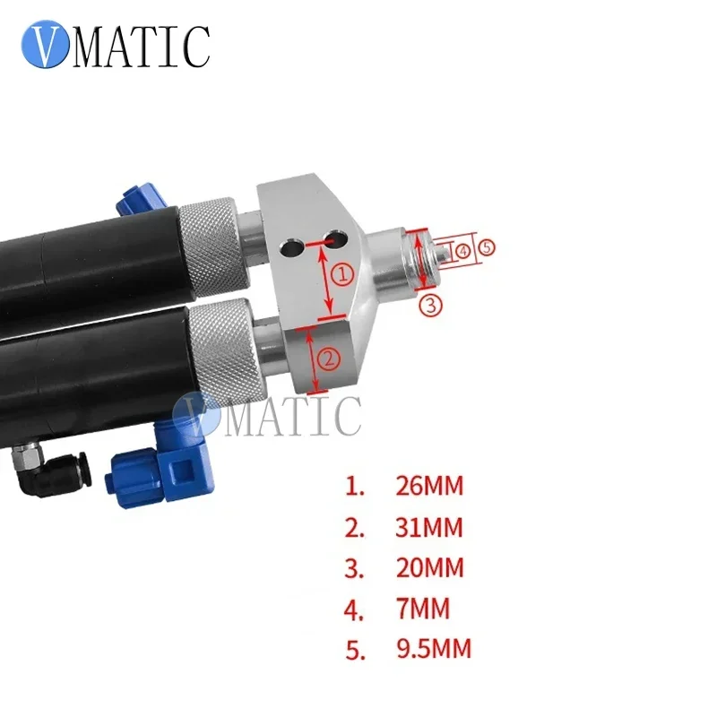 Free Shipping Big Flow Ab Glue Dispensing Double Action Ratio Rate 1:1 Diaphragm Valve