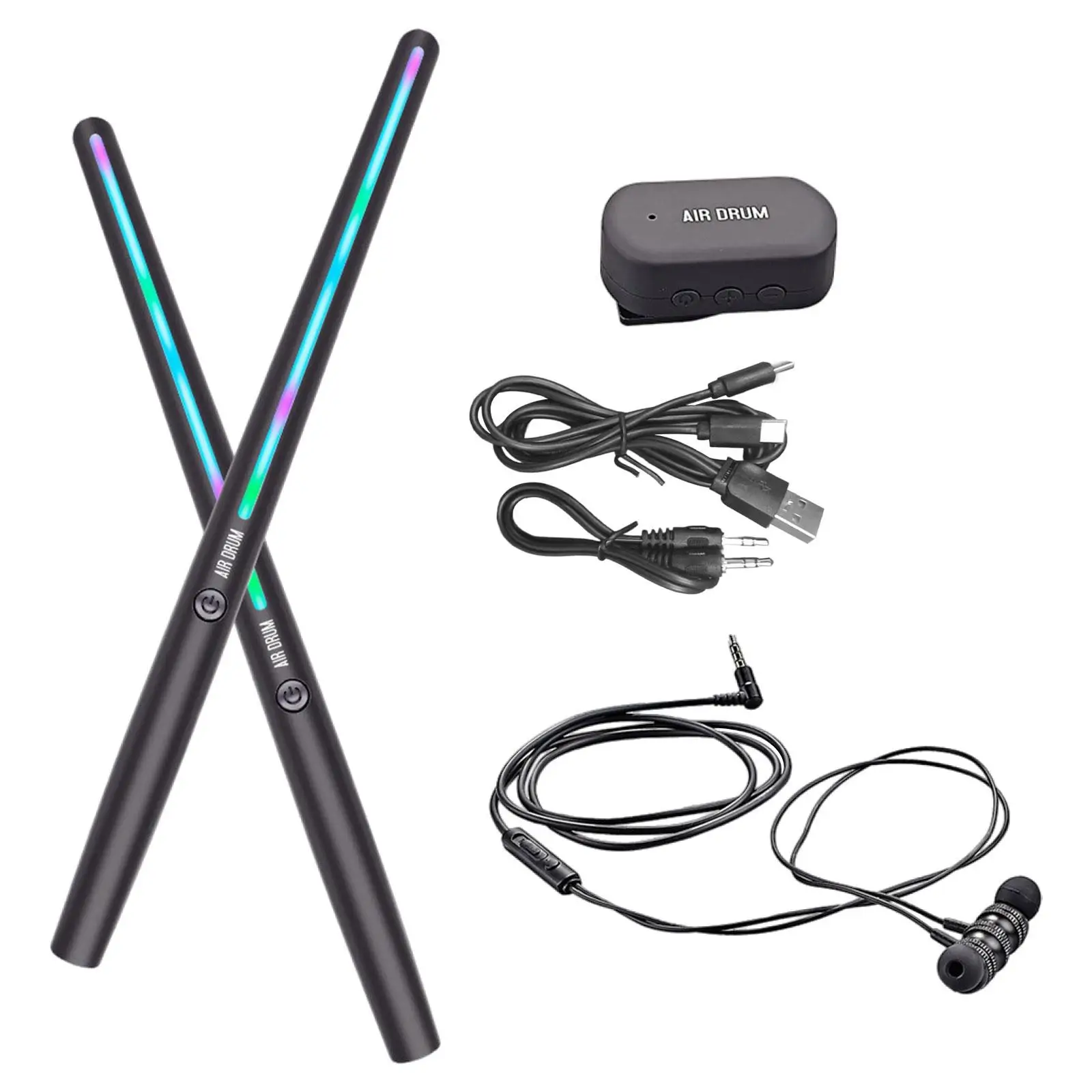 Electronic Drum Set Sturdy Lightweight with Audio Cable for Beginners Adults