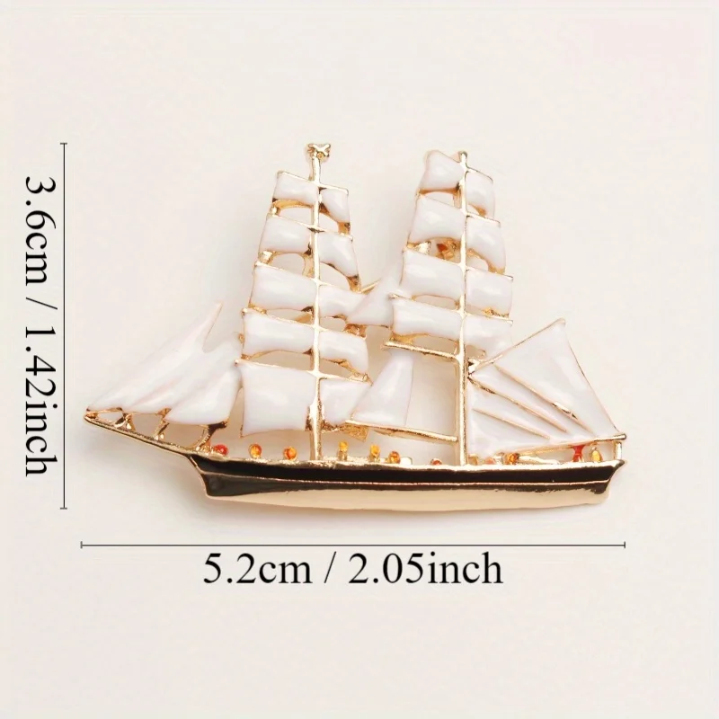 Fashion Creative Top Brand Fashion Women Ship Flower Brooch Pin Enamel Crystal Rainbow Badges Student Bag Accessories Pins Gift