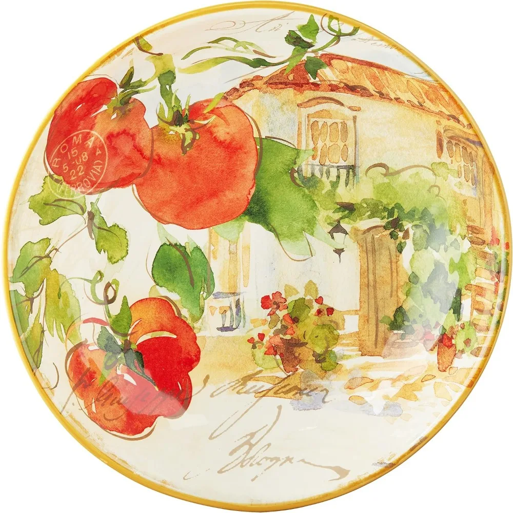 

13" x 3" Multicolor Serving Pasta Bowl, Durable and Versatile for Home Dining