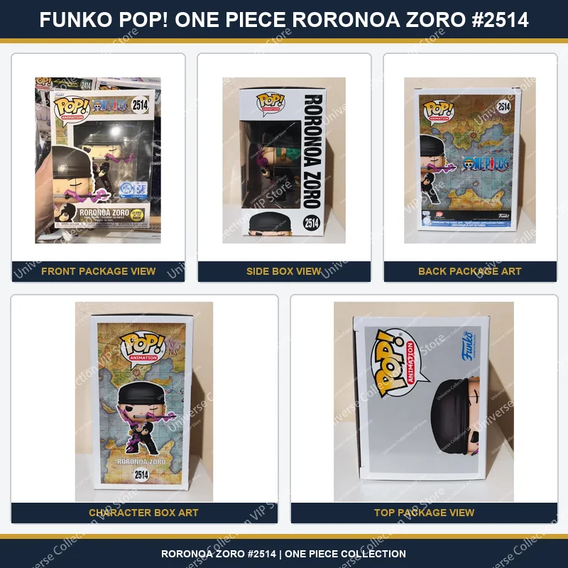 Funko POP One Piece Roronoa Zoro Haki Wrapped Dressrosa Arc Collectible Character Figure Anime Display Ornament Gift for Fans