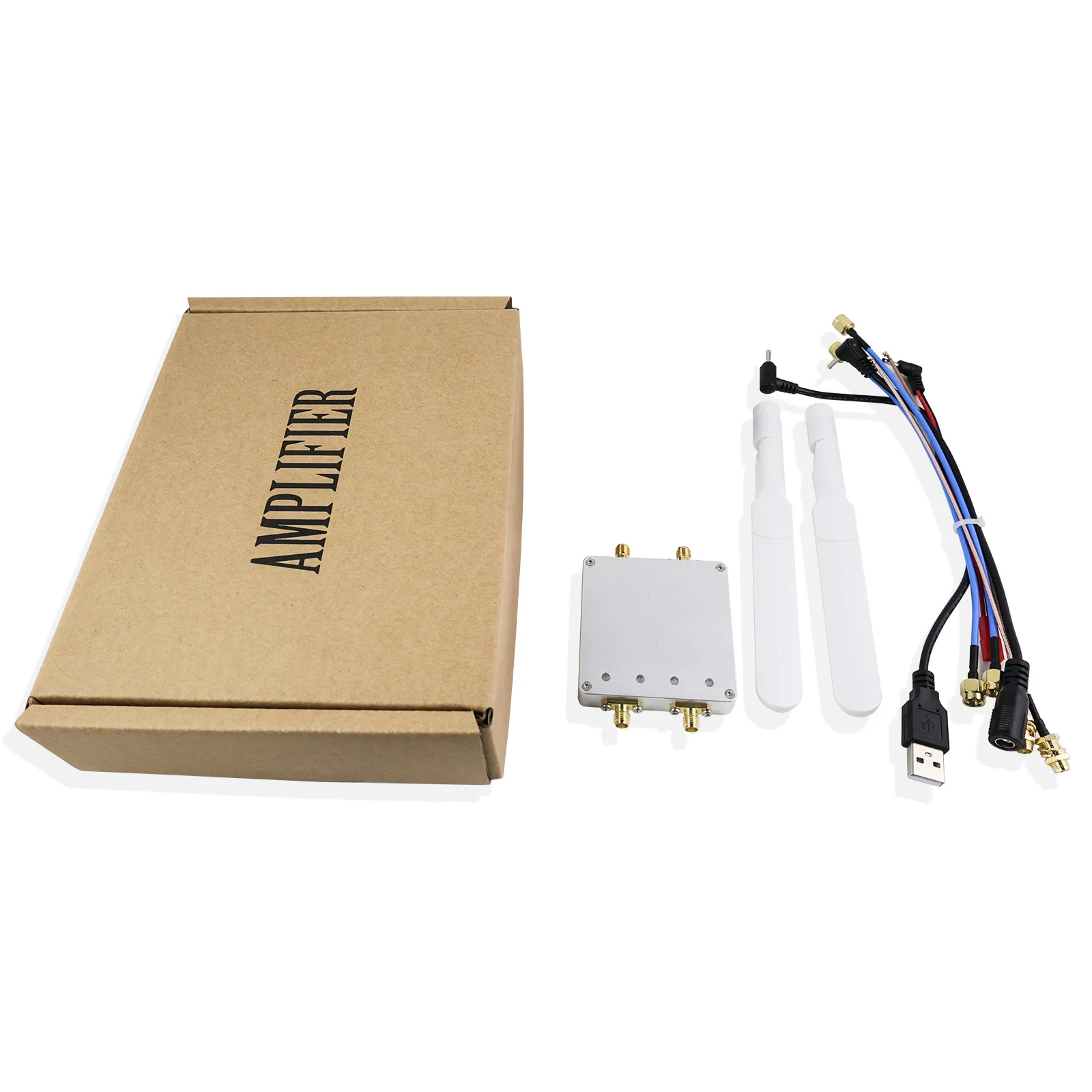 Signal amplifier 2.4 + 5.8GHz dual channel power amplifier signal   4W router network interface card