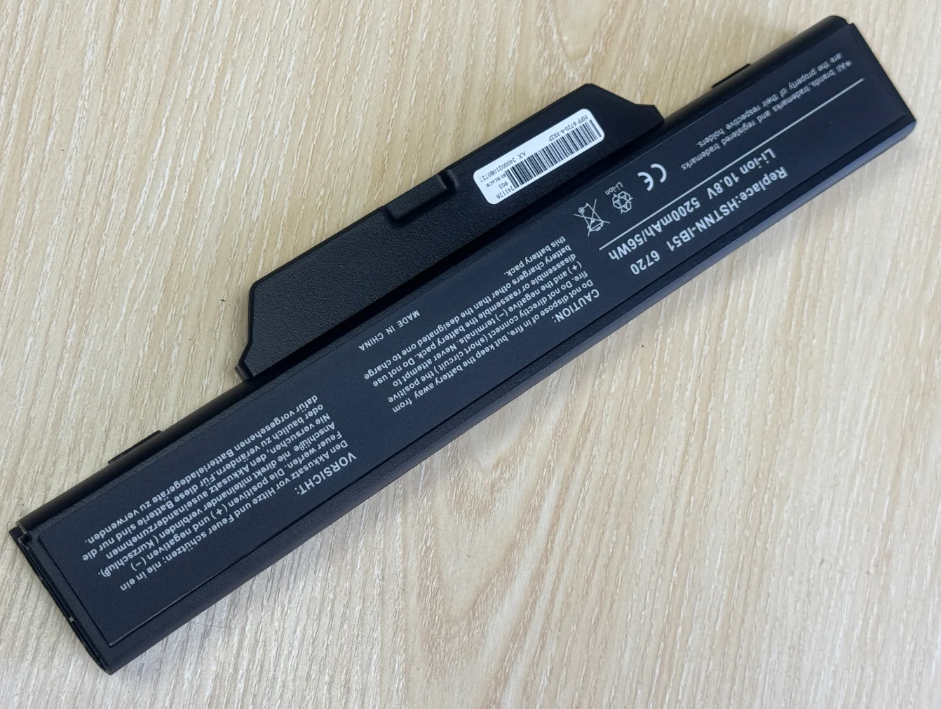Laptop Battery for HP COMPAQ 510 550 610 615 6720s 6730s 6735s 6820s 6830s HSTNN-IB51/LB51/IB62/OB62
