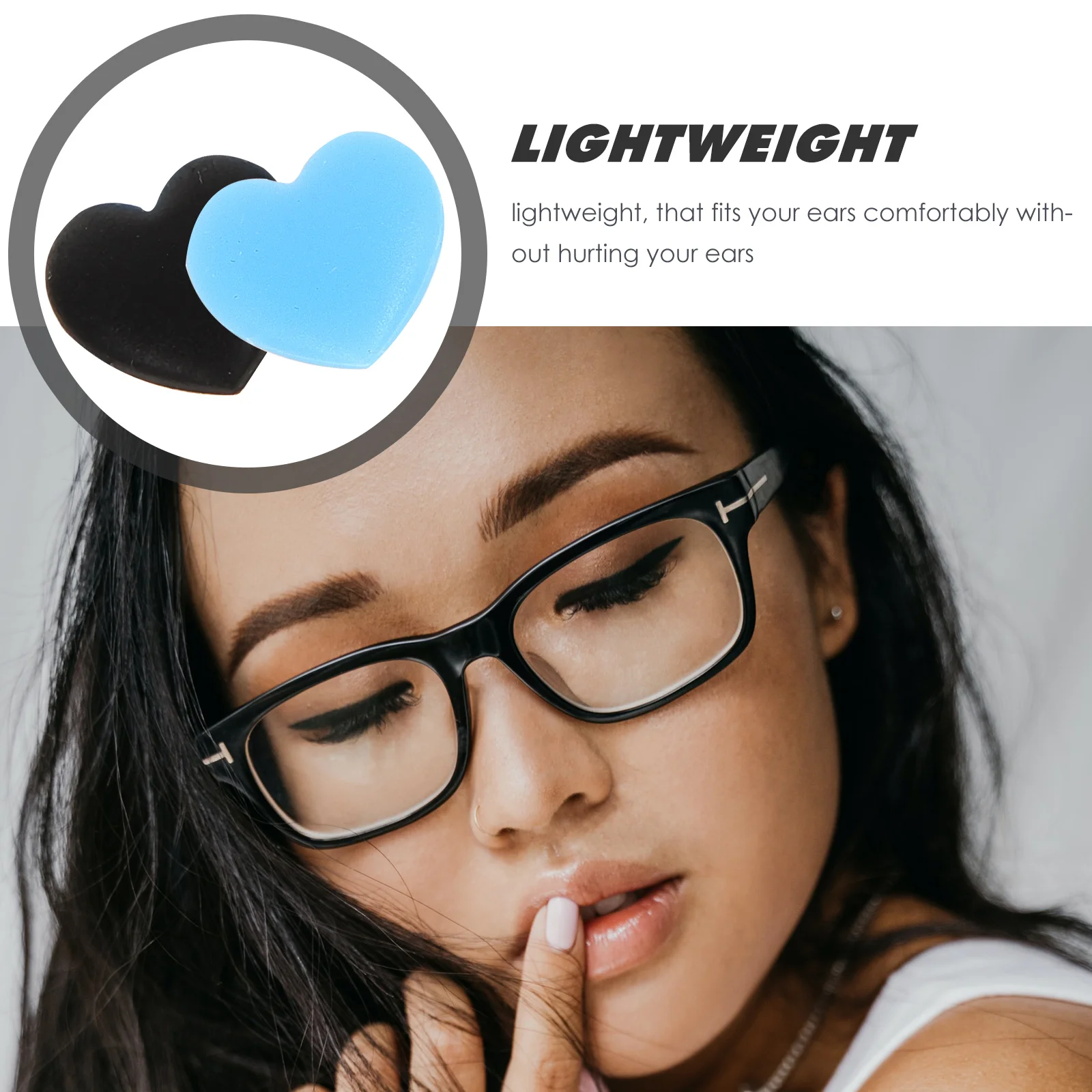

Silicone Anti Slip Glasses Ear Hookslightweight Ear Grips For Eyeglasses Keep Glasses From Sliding Down Fit For Outdoor