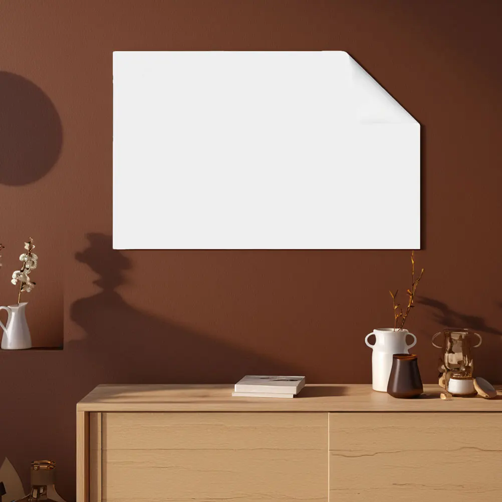 

Electrostatic Whiteboard Large Size Electrostatic Adhesion Whiteboard Dry Erasable PP Static Cling Wall Fridge Reusable
