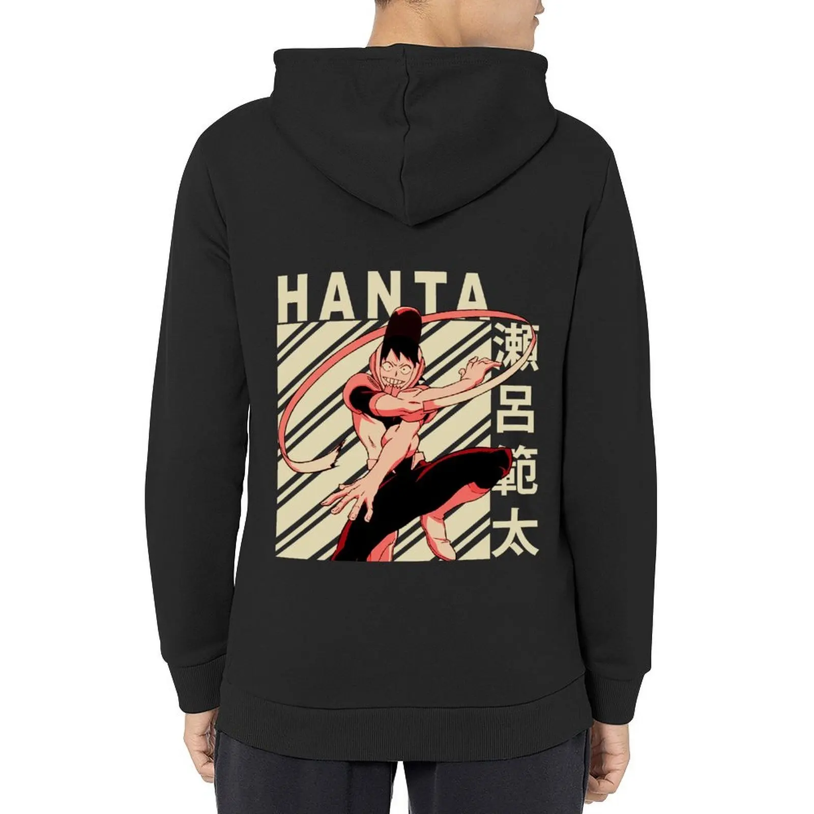 

hanta sero Vintage Art Hoodie graphic t shirts men autumn winter clothes korean clothes hoodie graphic