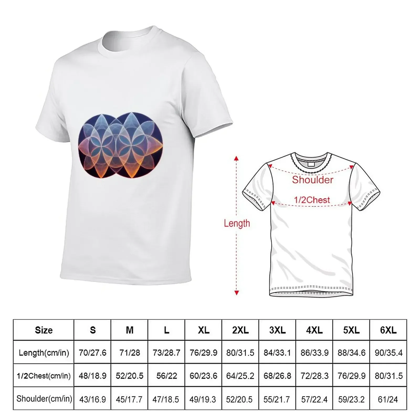 Sacred Geometry Balanced Spheres T-Shirt cute tops street wear mens t shirts