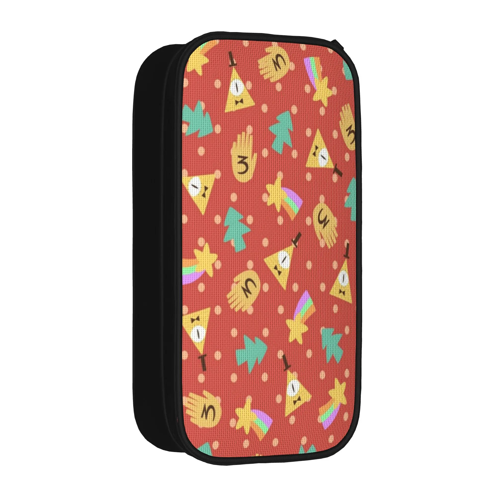 Gravitys Falls Merch Pen Box Large-capacity School Accessories  Pencil Case Stationery Suprise Gift