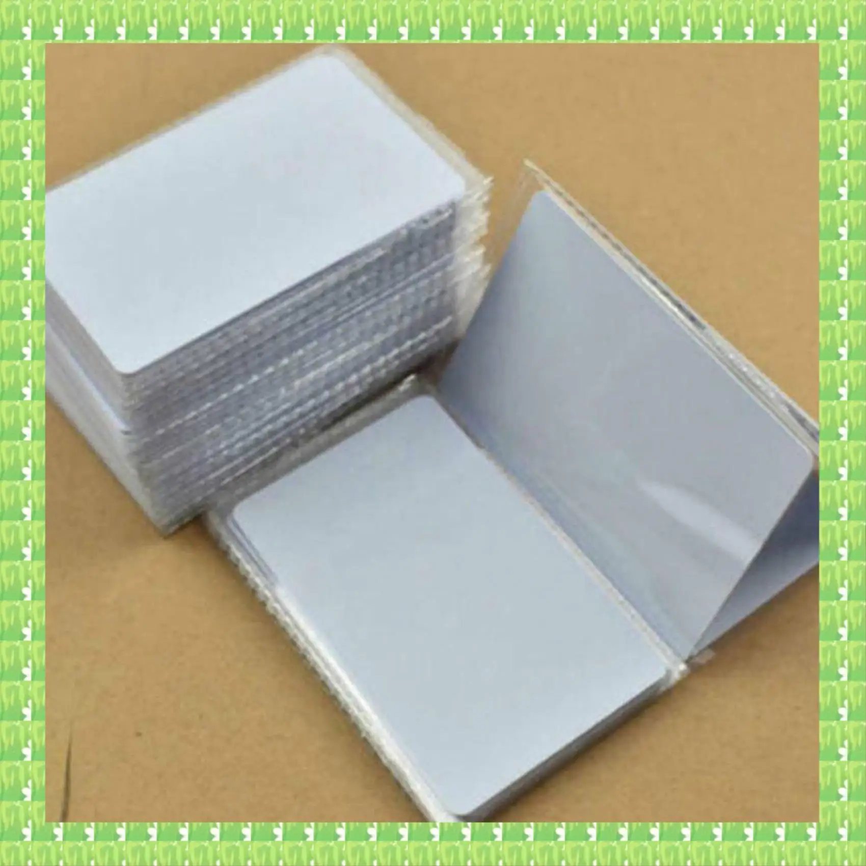 

160Pcs NFC Cards White Blank For NTAG215 PVC Tags Waterpoof 504Bytes Chip Sticker