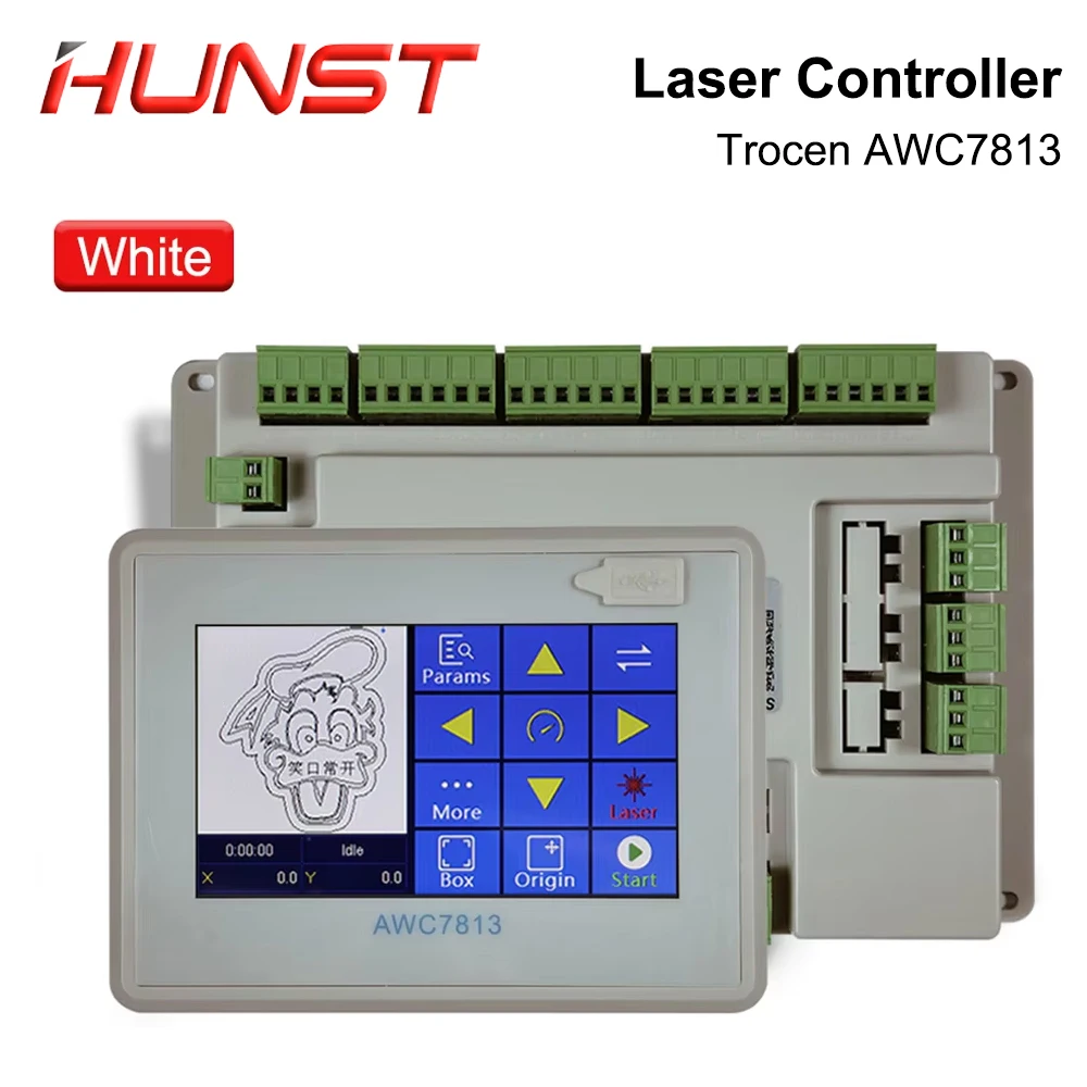 HUNST Trocen AWC7813 Co2 Laser Controller DSP Control System DIY Laser Control Replace AWC608 AWC708 6442G 6445G