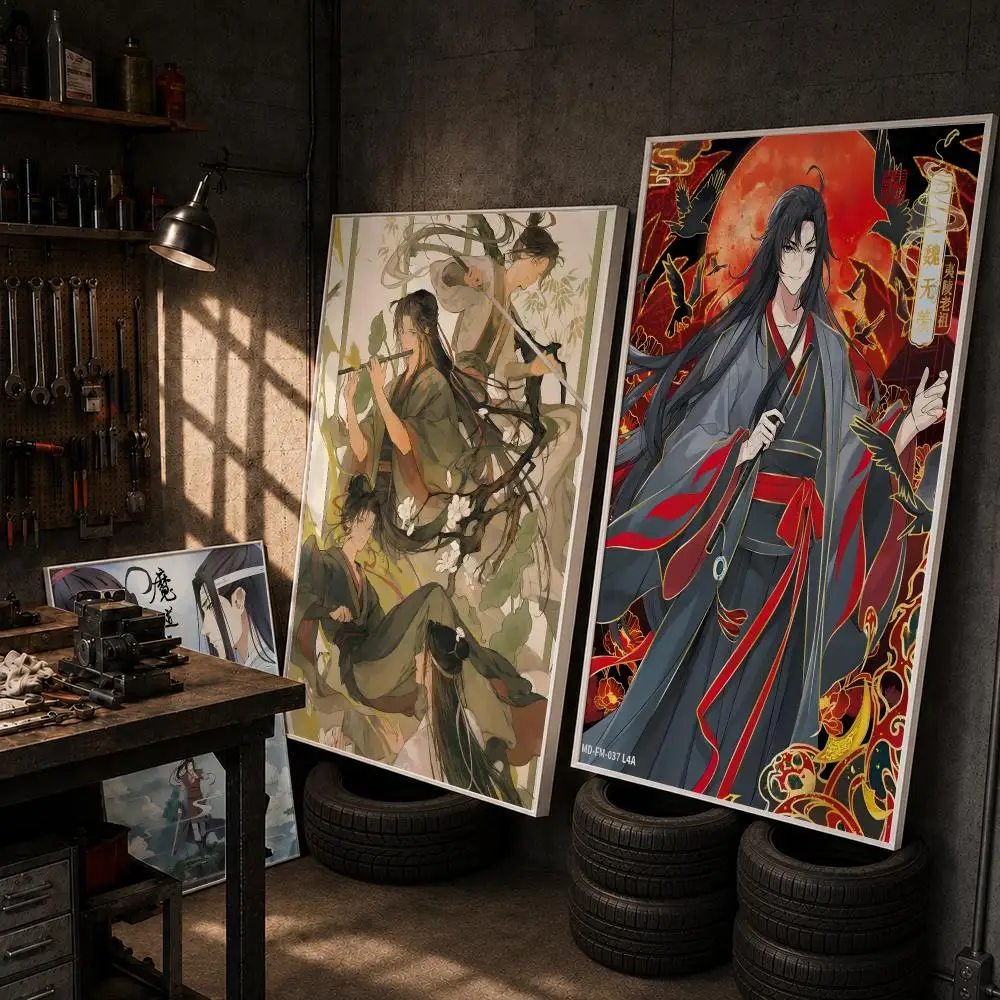 Mo Dao Zu Shi Wei Wu Xianlan Zhan China Anime Poster HD Wall Art Home Decor Waterproof Print Bedroom Garage Party Gift