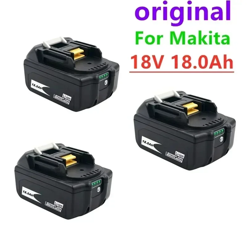 Makita 18V1860 rechargeable battery 18V 18000mAh lithium-ion Makita 18V battery BL1840 BL1850 BL1830 BL1860B LXT+2A charger