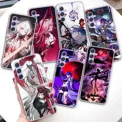 Acheron Honkai Star Rail Case for Samsung Galaxy A54 A14 A51 A31 A53 A52 A12 A15 A25 A35 A55 A21s A24 A41 A23 TPU Phone Cover