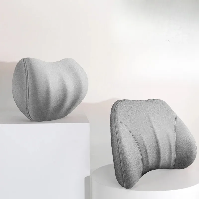 

Замшевый автомобильный подголовник из пены с эффектом памяти, подушка для шеи, сиденье, автомобильная подушка для талии, комплект автомобильных аксессуаров