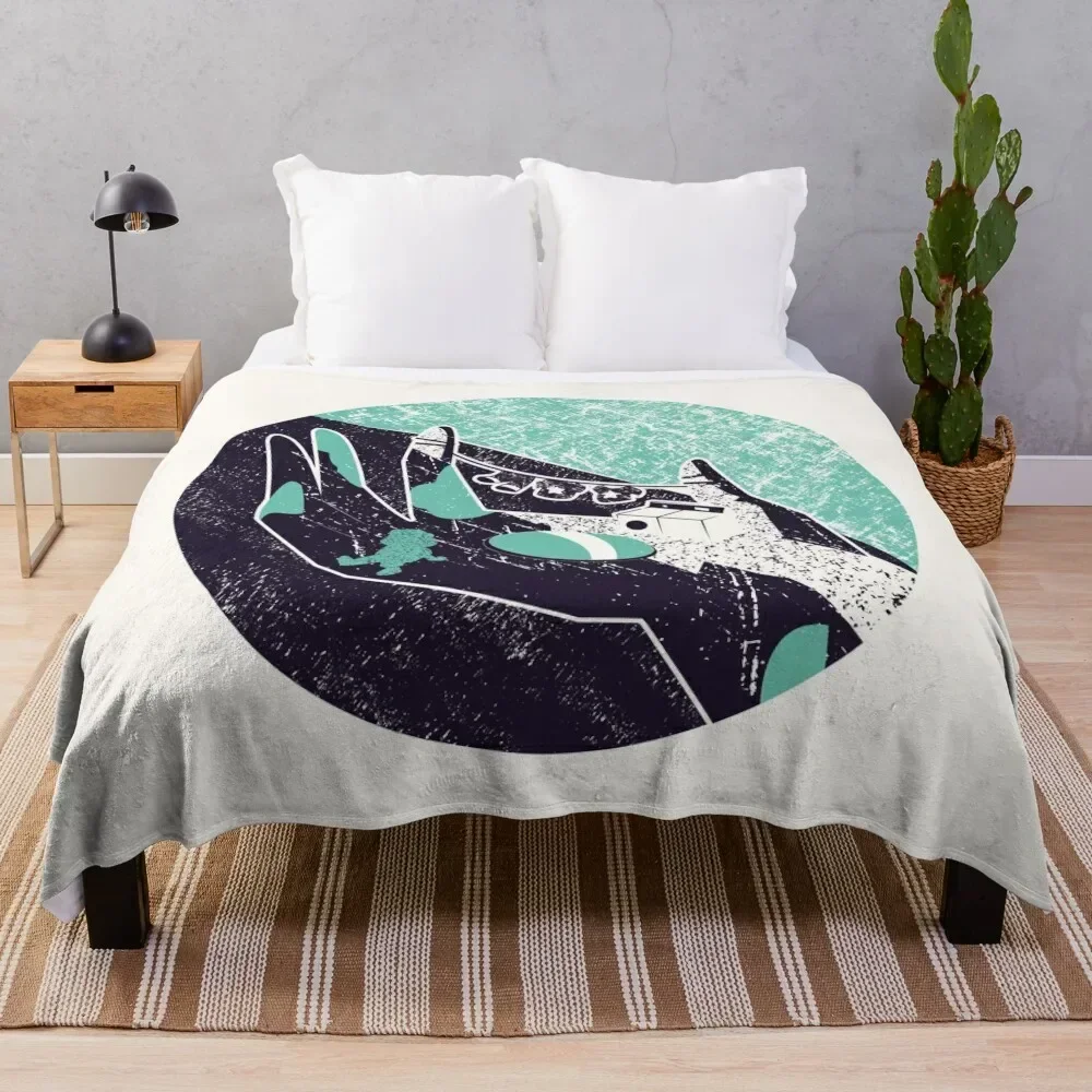 

On the hand Throw Blanket Furry Sofa Quilt Cute Plaid Blankets