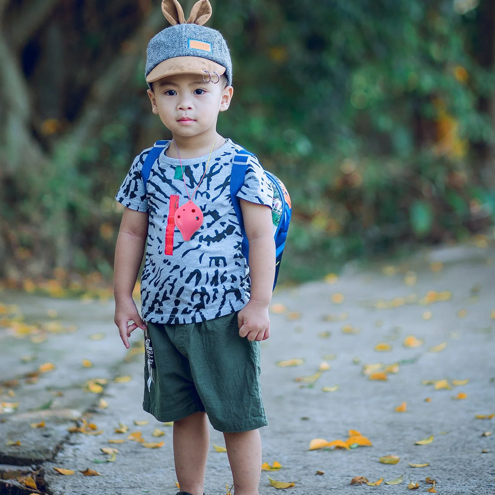 

Resin Ocarina for Kids and Beginners 6 Hole Ceramic Musical Instrument Portable Piano Keys Toy Gift for Children Adults Creative