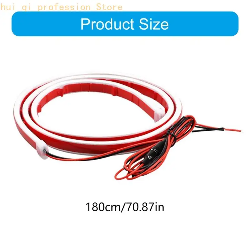 Flexible Motorhauben-Lichtleiste, dynamische 71-Zoll-12-V-LED-Lampe für Akzente Außenbereich H8WE – Detail 6