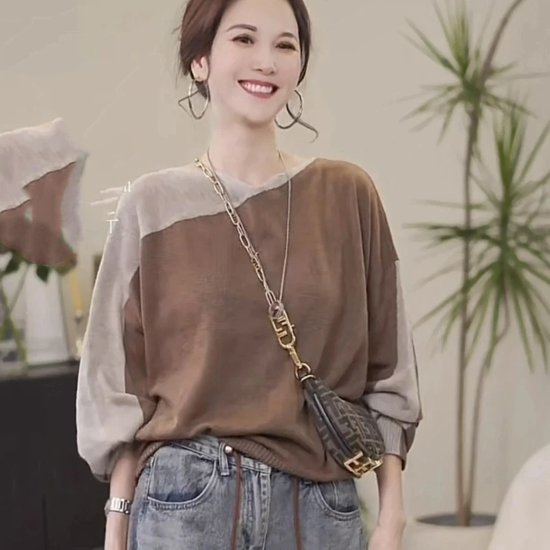 

All Match Trend Sleeveless Knit Shirt for Spring and Autumn New Style for Concealing Flesh and Slimming, Paired with Classic ToP