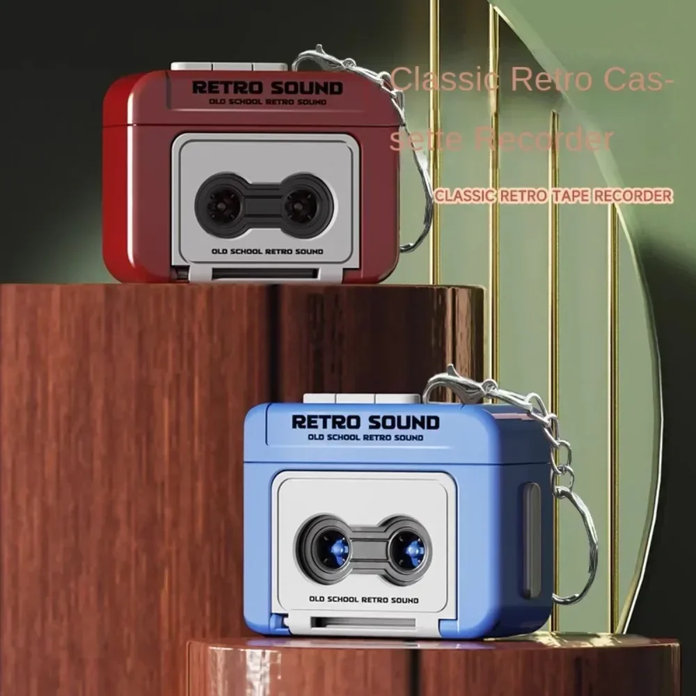 Vintage Portable Music Key Chain Holder Wall Mounted Storage Box Home Decor Can Record Musical Instrument Toy